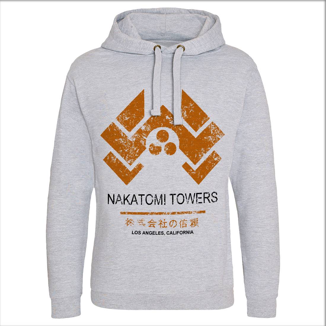 Nakatomi Tower Mens Hoodie Without Pocket Retro D430
