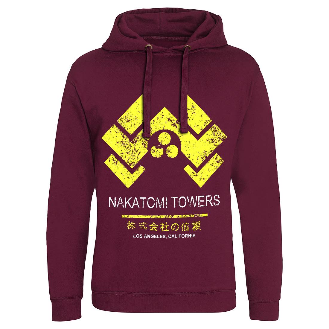Nakatomi Tower Mens Hoodie Without Pocket Retro D430