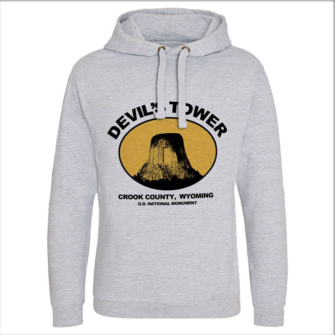 Devils Tower Mens Hoodie Without Pocket Space D431