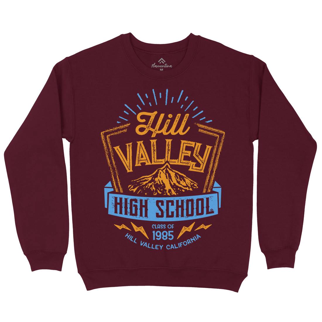 Hill Valley Kids Crew Neck Sweatshirt Space D432