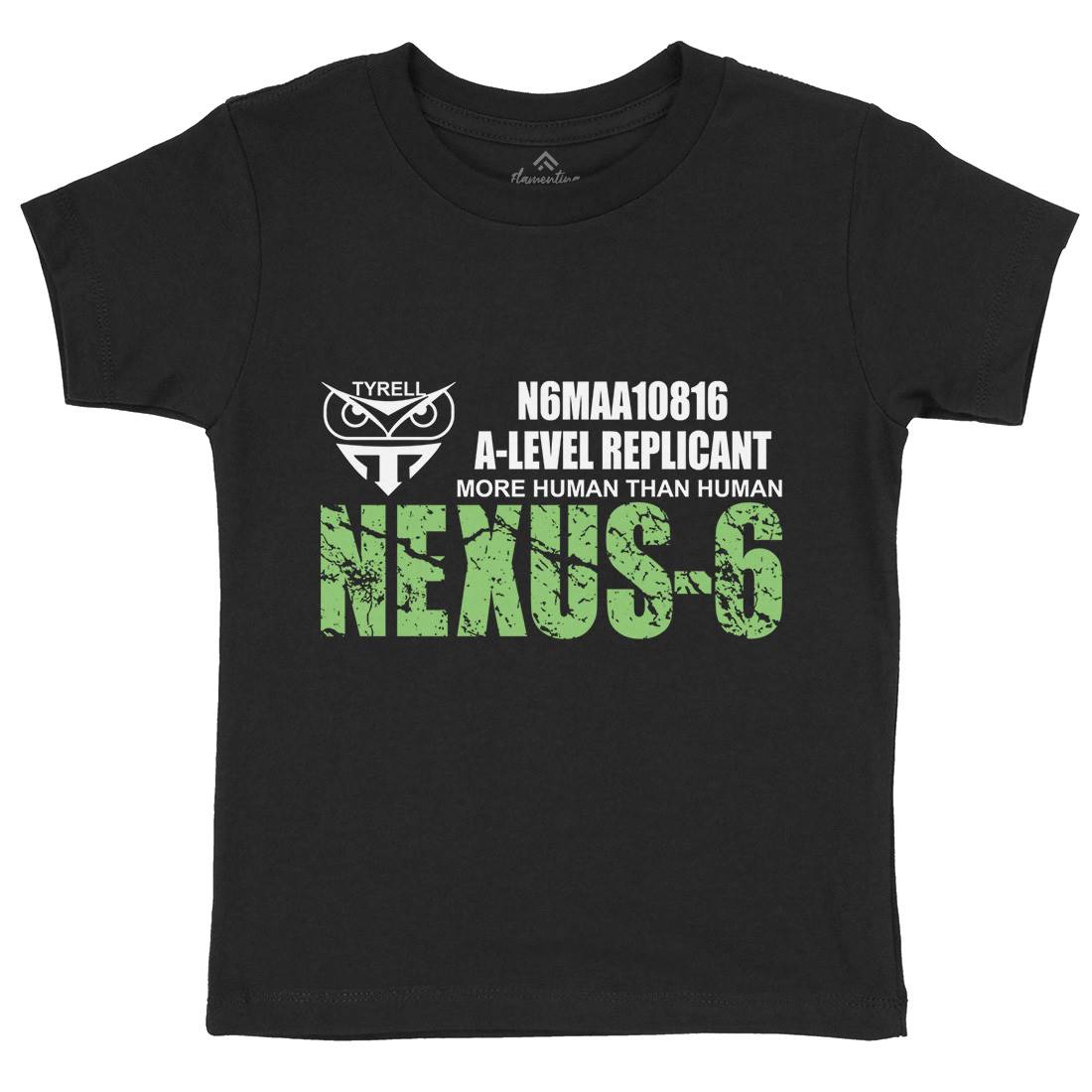 Nexus-6 Kids Organic Crew Neck T-Shirt Space D434