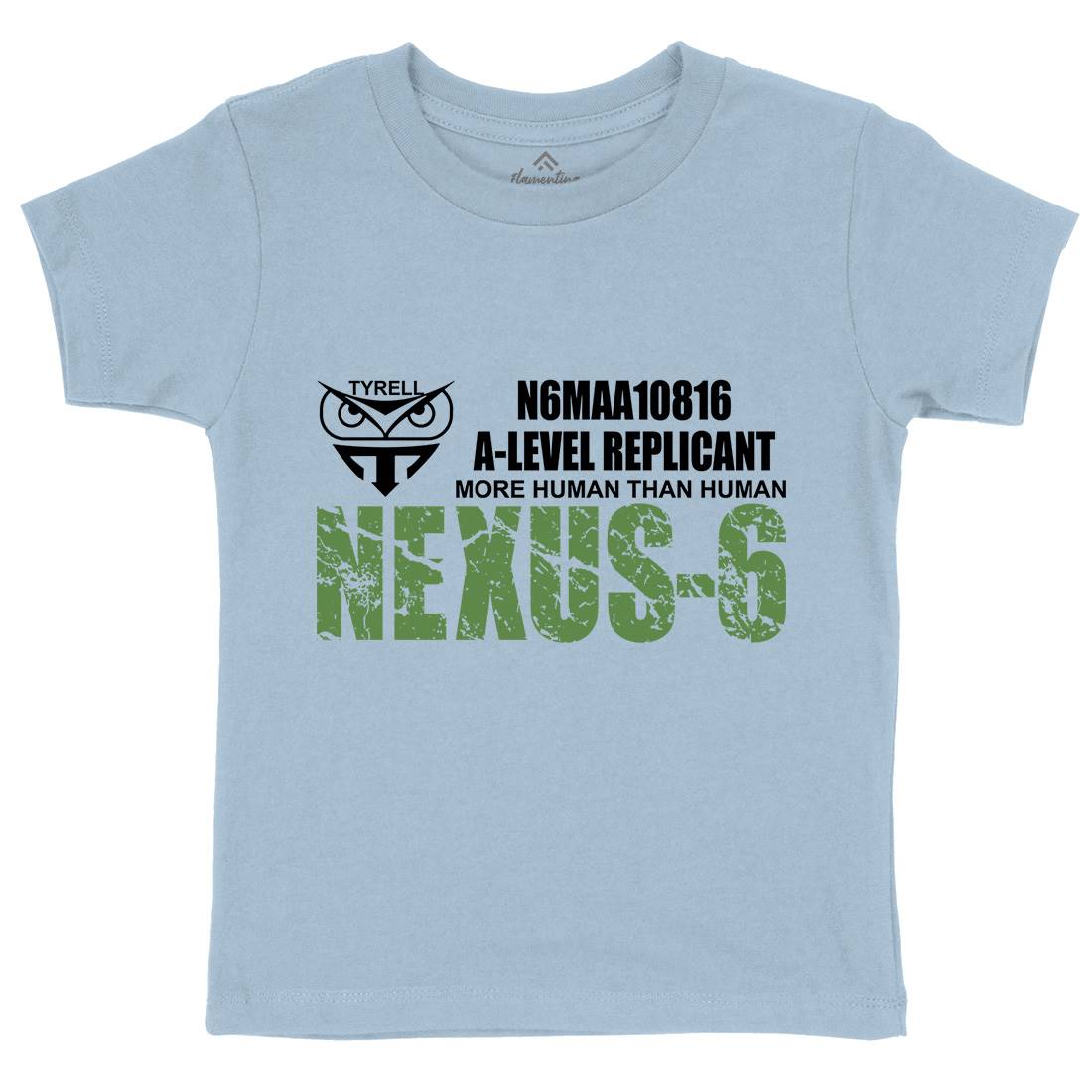 Nexus-6 Kids Organic Crew Neck T-Shirt Space D434