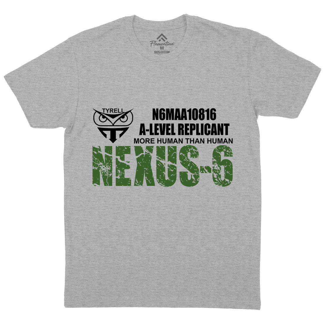 Nexus-6 Mens Organic Crew Neck T-Shirt Space D434