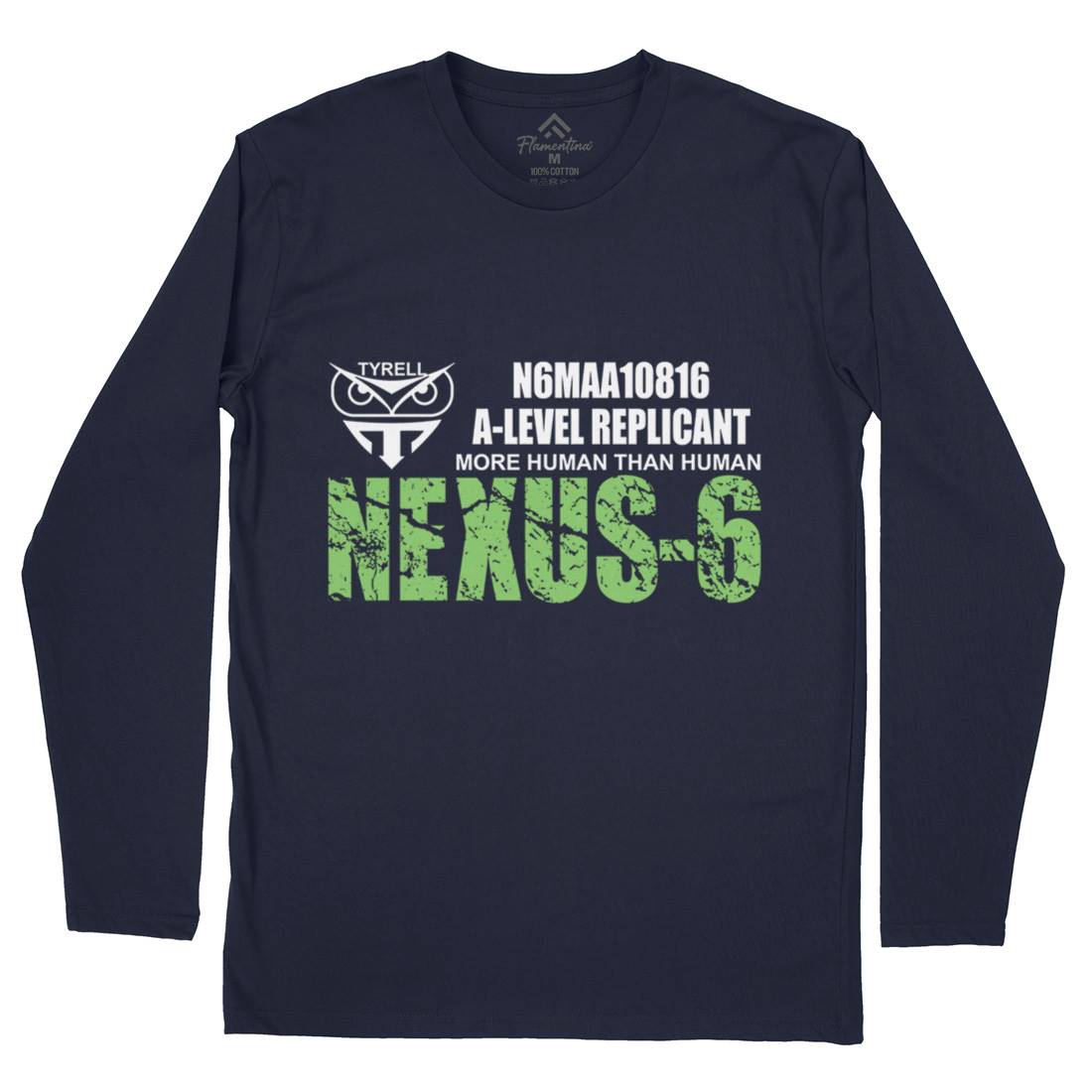 Nexus-6 Mens Long Sleeve T-Shirt Space D434
