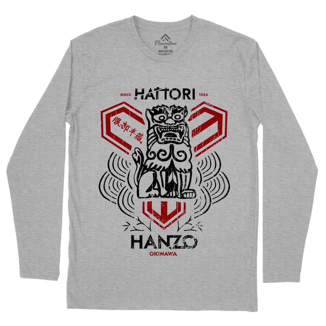 Hattori Hanzo Mens Long Sleeve T-Shirt Asian D437