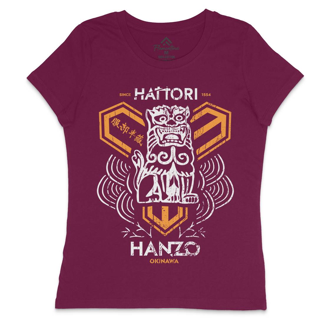 Hattori Hanzo Womens Crew Neck T-Shirt Asian D437