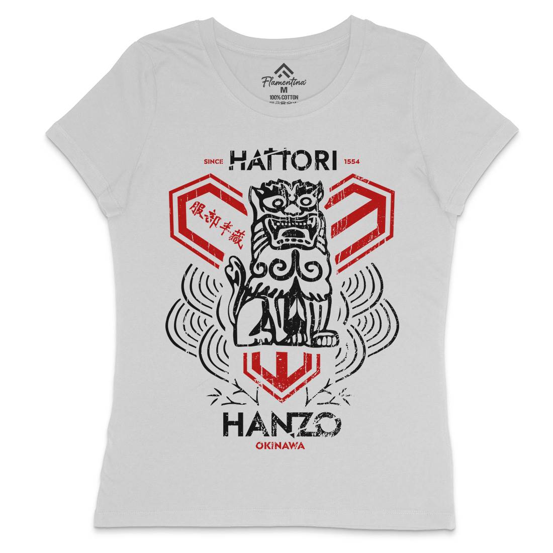 Hattori Hanzo Womens Crew Neck T-Shirt Asian D437