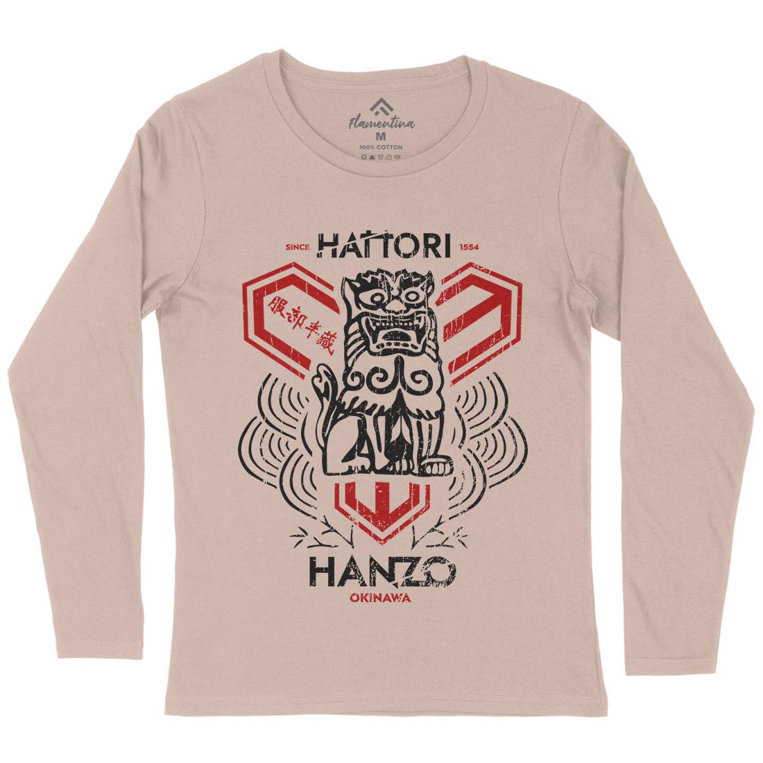 Hattori Hanzo Womens Long Sleeve T-Shirt Asian D437