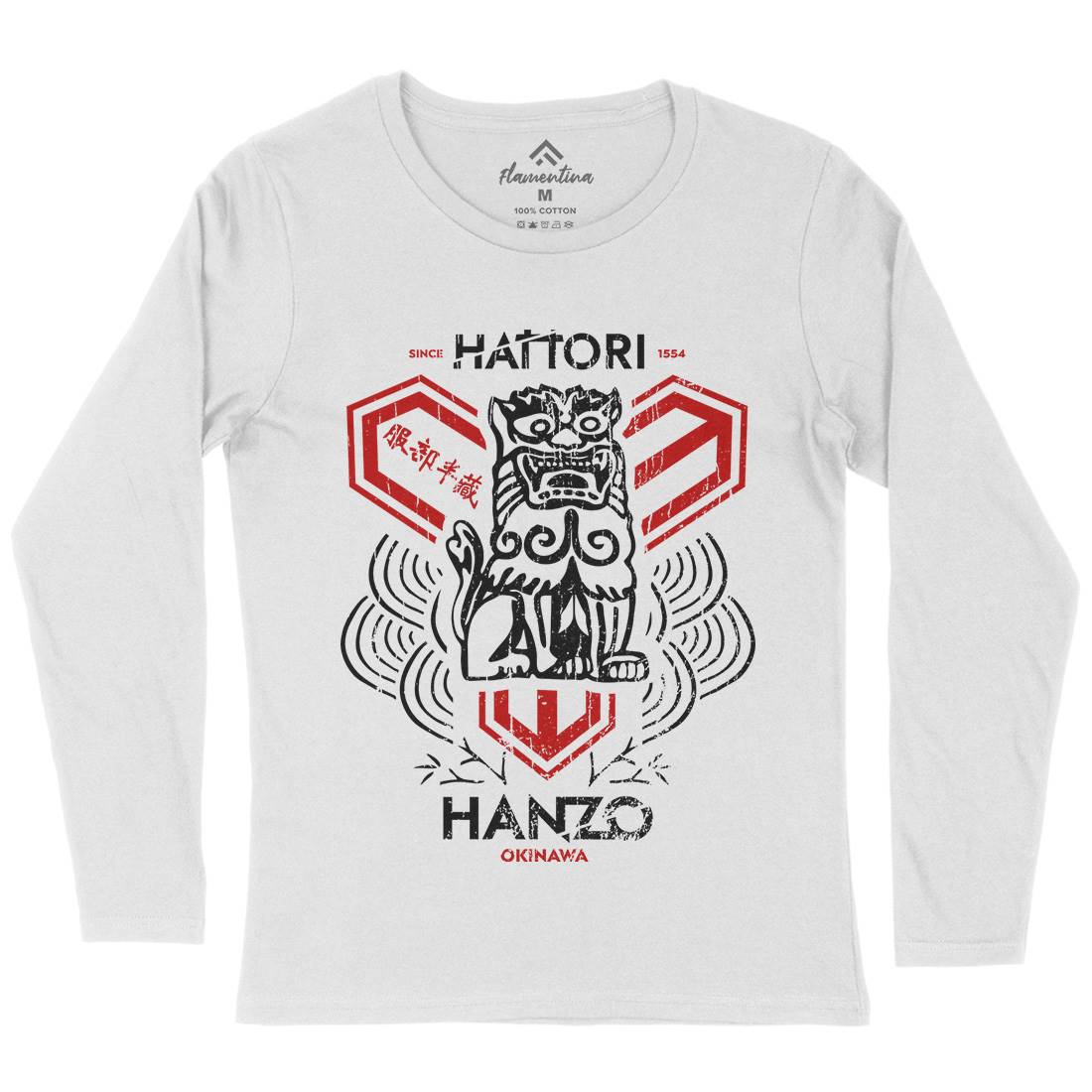 Hattori Hanzo Womens Long Sleeve T-Shirt Asian D437