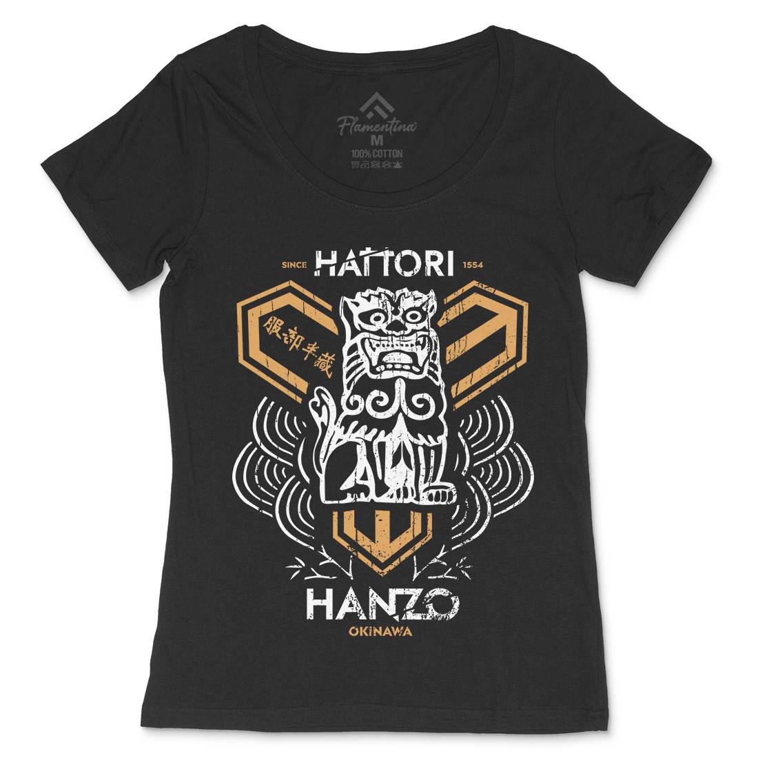 Hattori Hanzo Womens Scoop Neck T-Shirt Asian D437