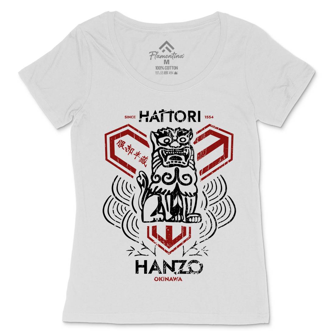 Hattori Hanzo Womens Scoop Neck T-Shirt Asian D437