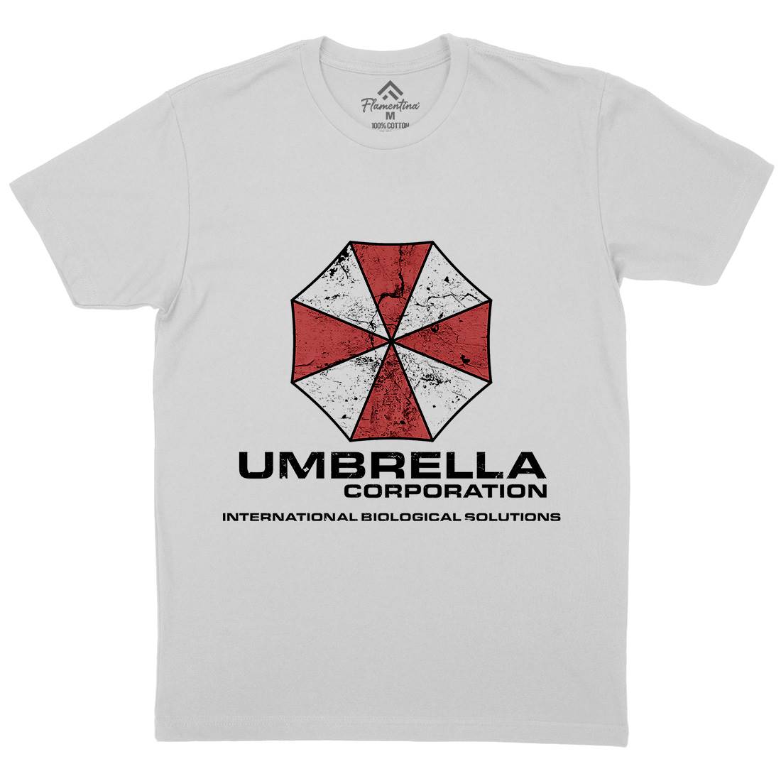 Umbrella Corp Mens Crew Neck T-Shirt Horror D439