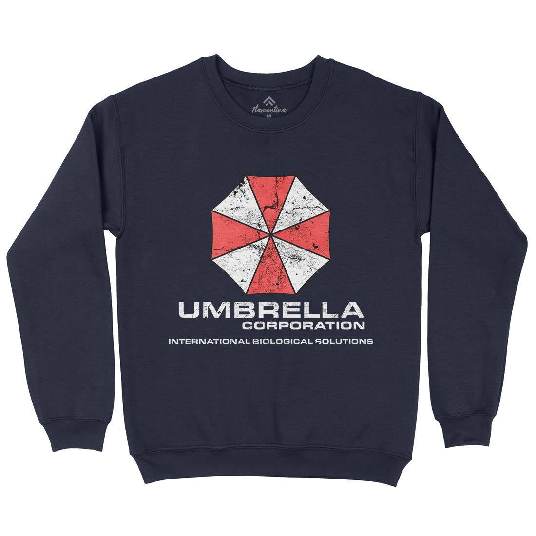 Umbrella Corp Kids Crew Neck Sweatshirt Horror D439