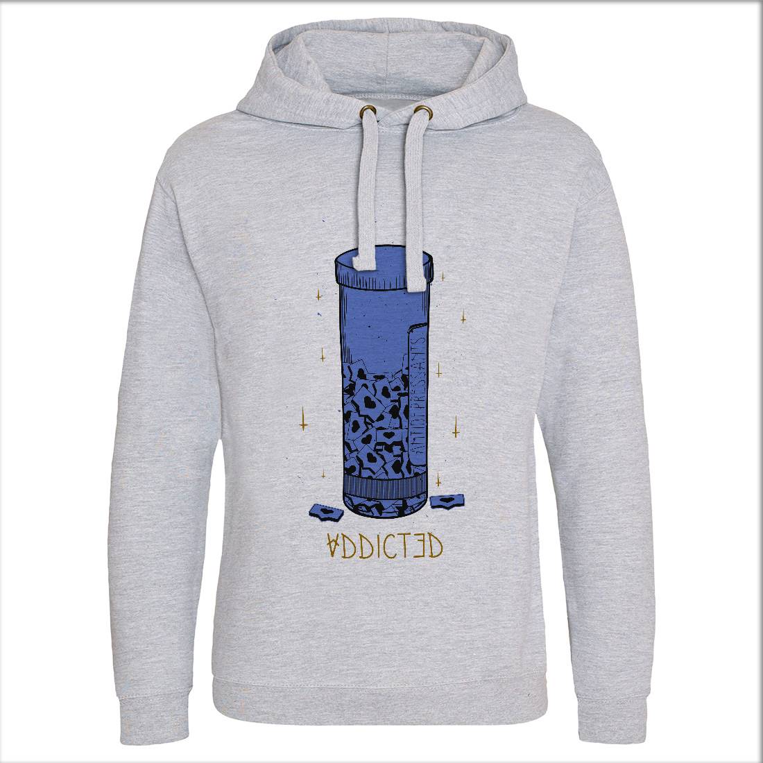 Addicted Mens Hoodie Without Pocket Media D441