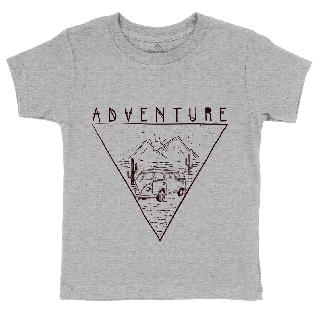 Adventure Kids Crew Neck T-Shirt Nature D443