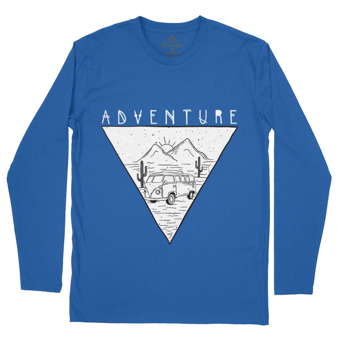 Adventure Mens Long Sleeve T-Shirt Nature D443