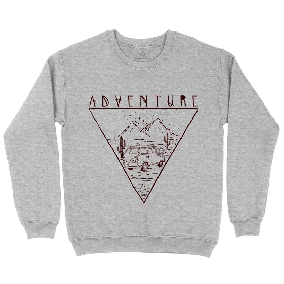 Adventure Mens Crew Neck Sweatshirt Nature D443