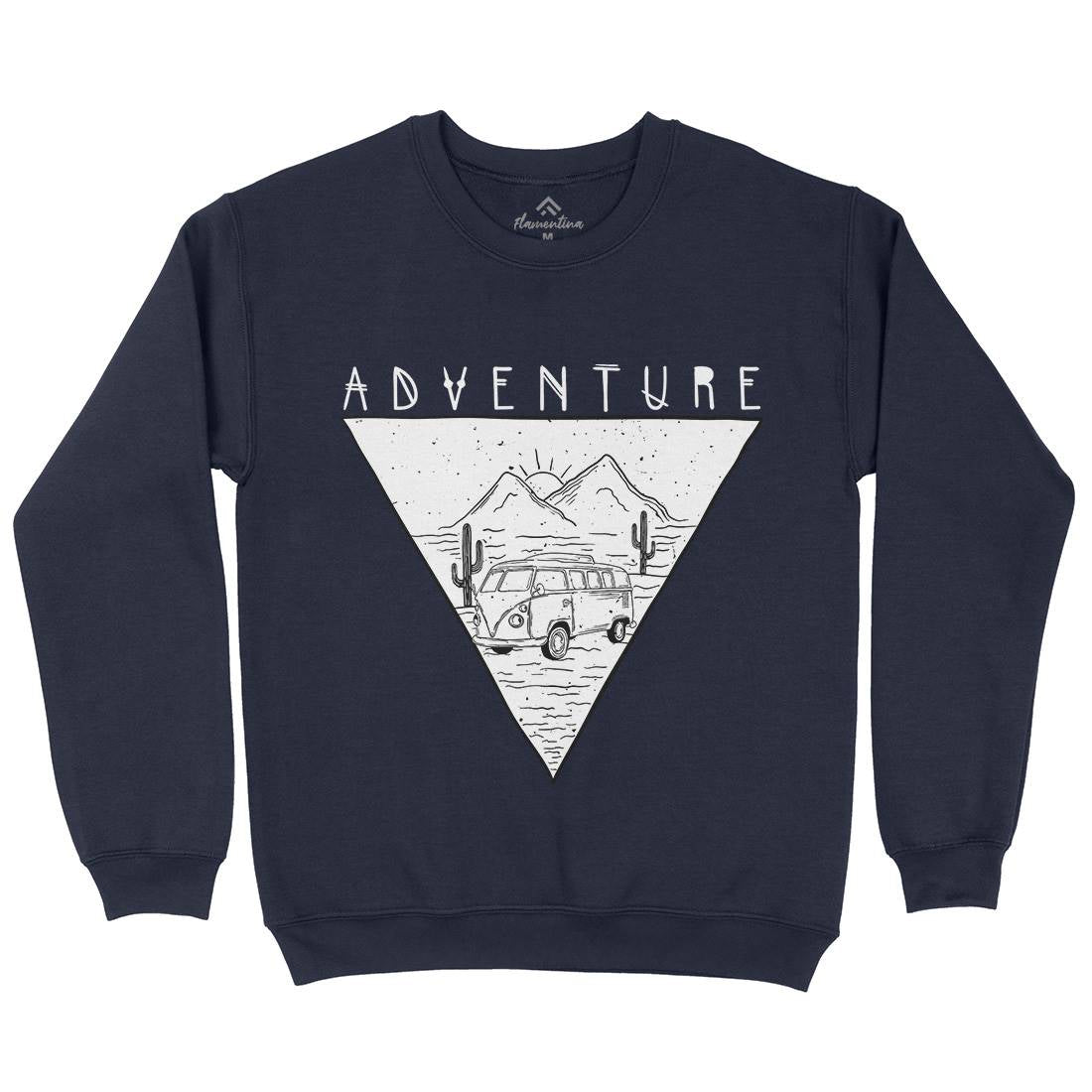 Adventure Mens Crew Neck Sweatshirt Nature D443