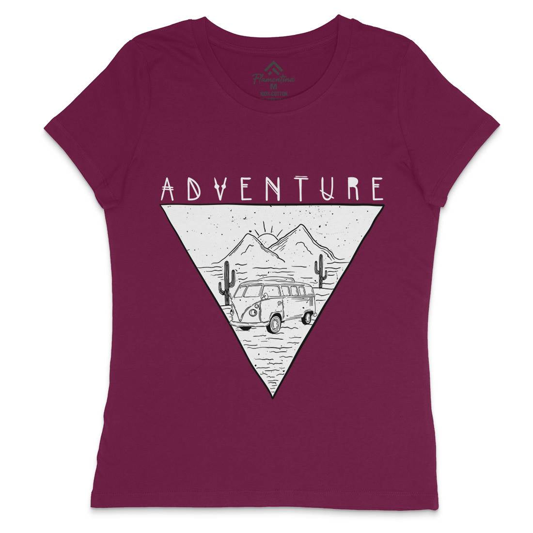 Adventure Womens Crew Neck T-Shirt Nature D443
