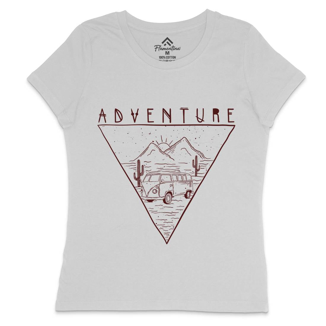 Adventure Womens Crew Neck T-Shirt Nature D443