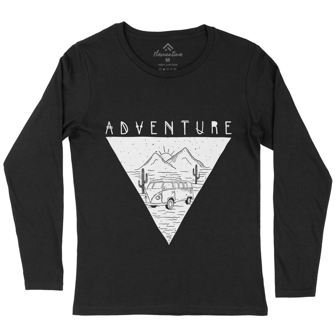 Adventure Womens Long Sleeve T-Shirt Nature D443