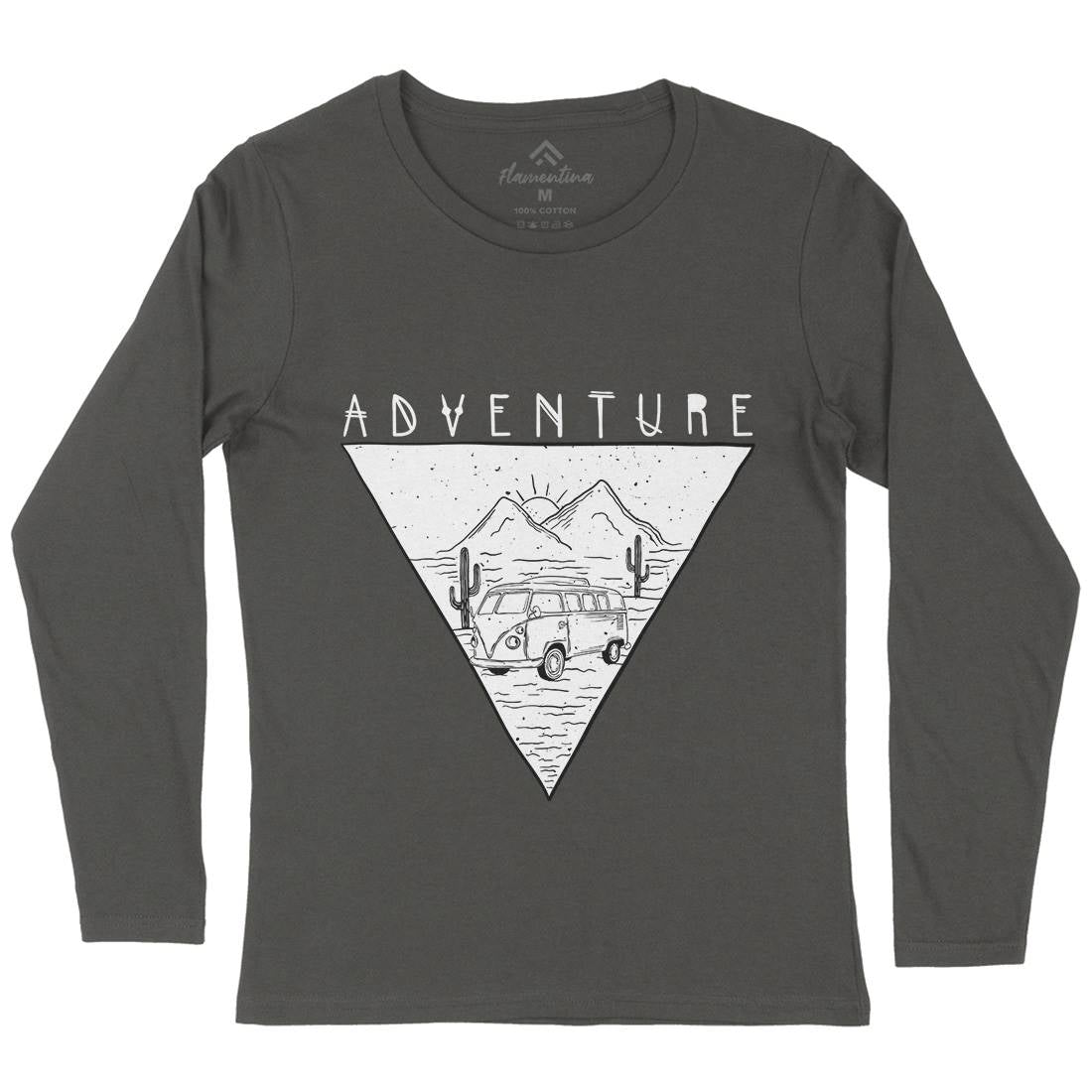 Adventure Womens Long Sleeve T-Shirt Nature D443