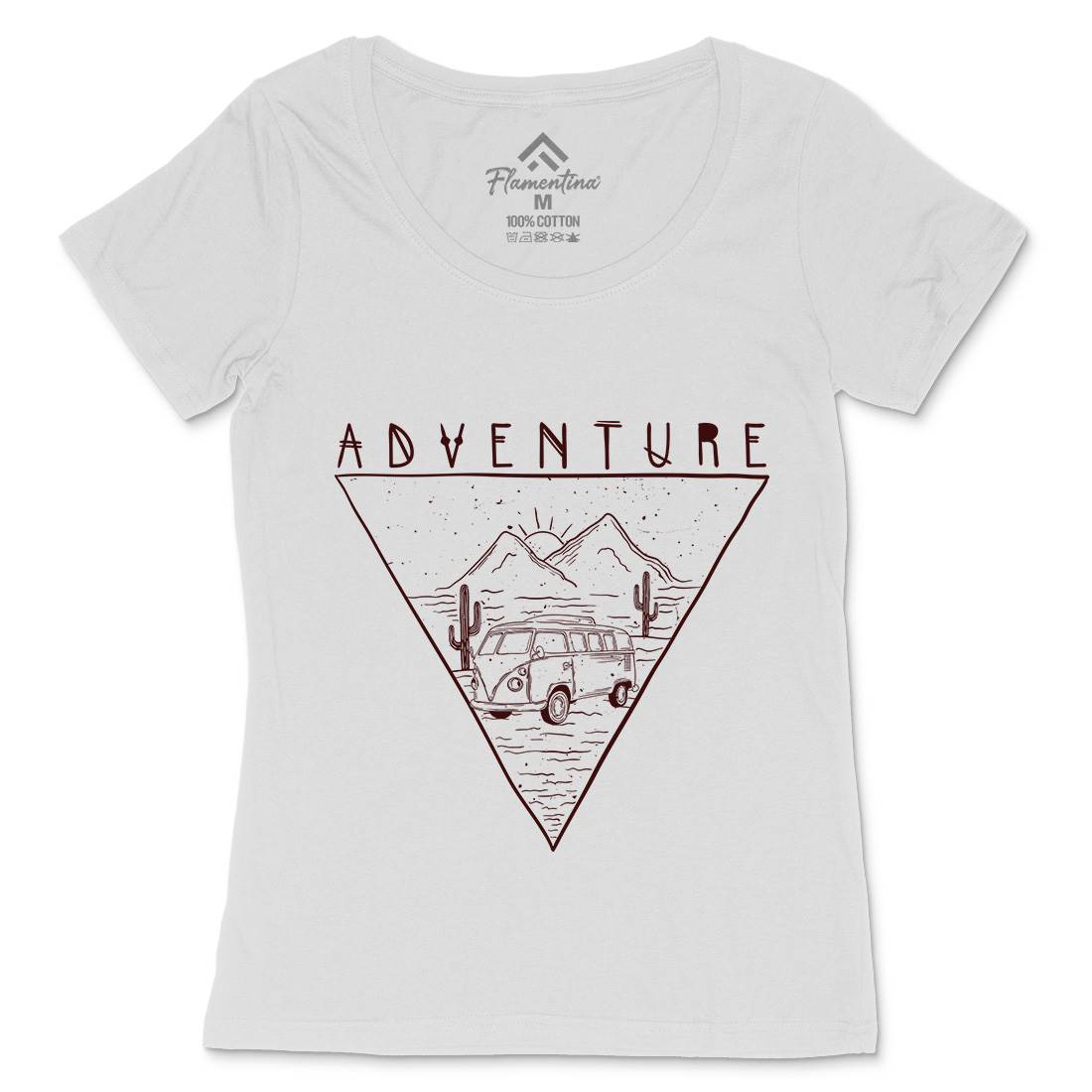 Adventure Womens Scoop Neck T-Shirt Nature D443
