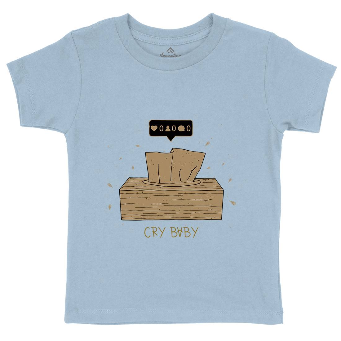 Cry Baby Kids Crew Neck T-Shirt Media D450