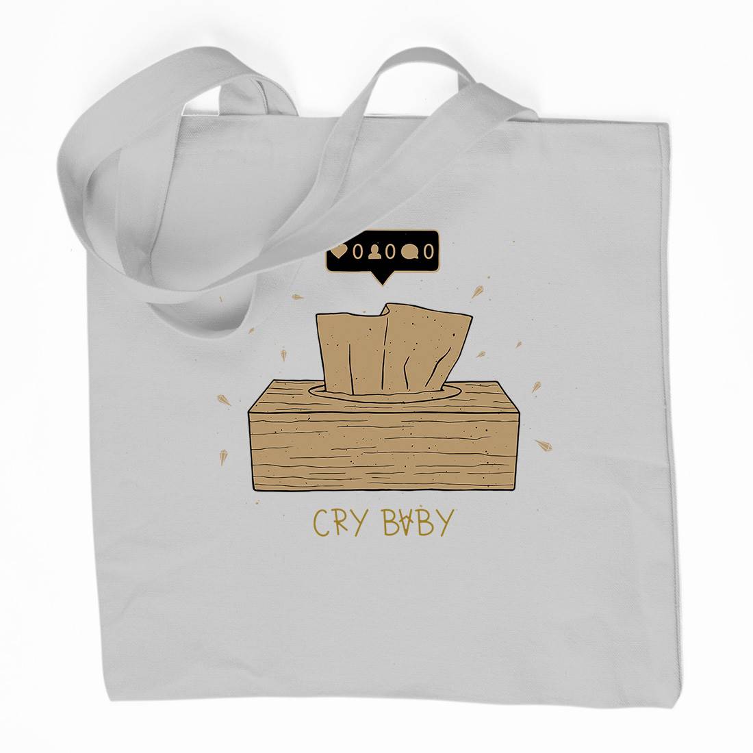 Cry Baby Organic Premium Cotton Tote Bag Media D450
