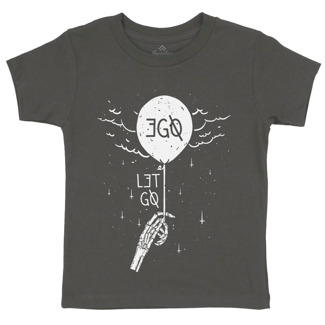 Ego Kids Organic Crew Neck T-Shirt Quotes D453