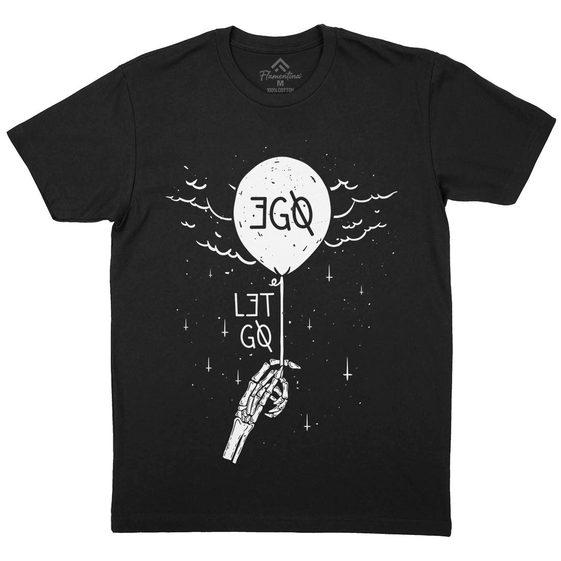 Ego Mens Crew Neck T-Shirt Quotes D453