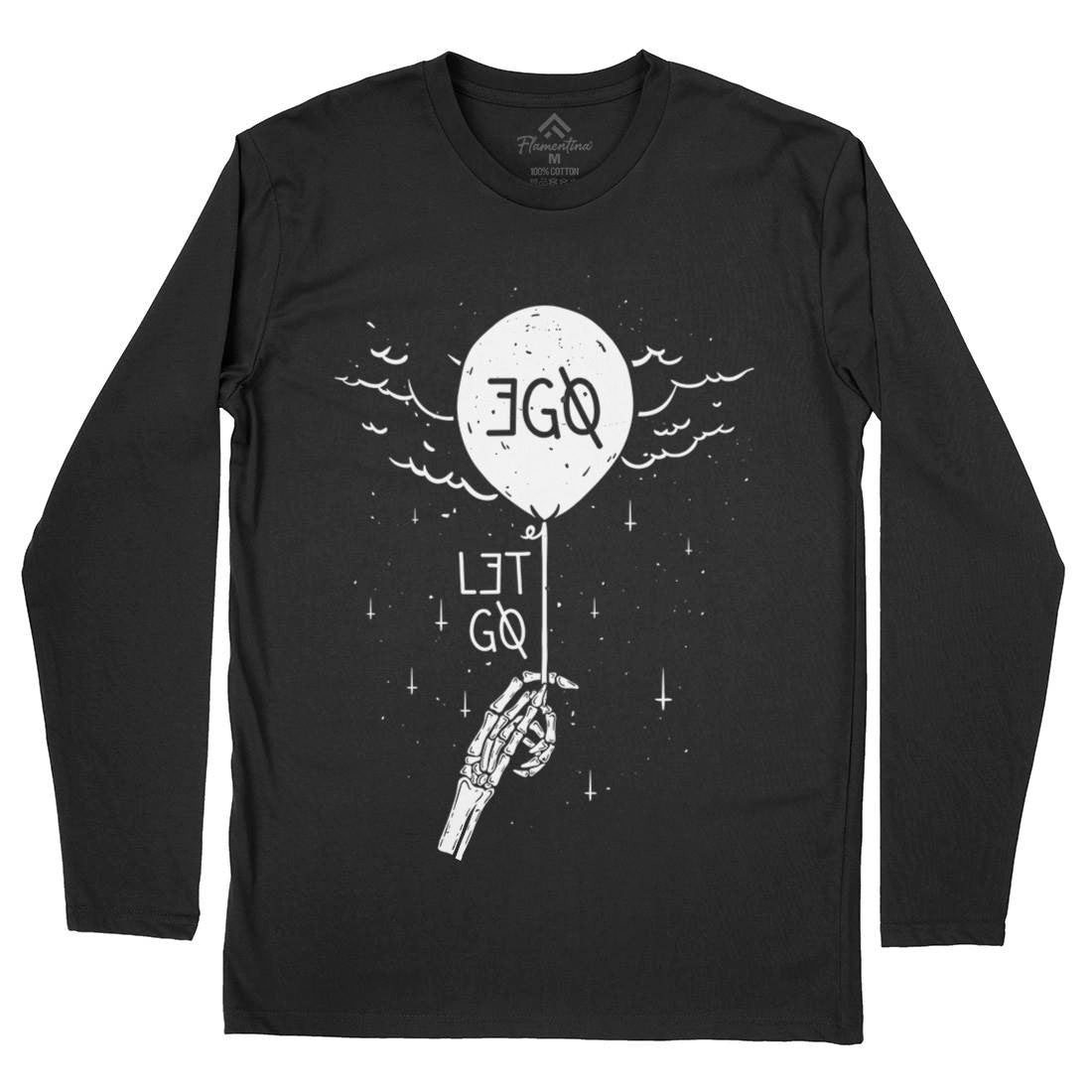 Ego Mens Long Sleeve T-Shirt Quotes D453