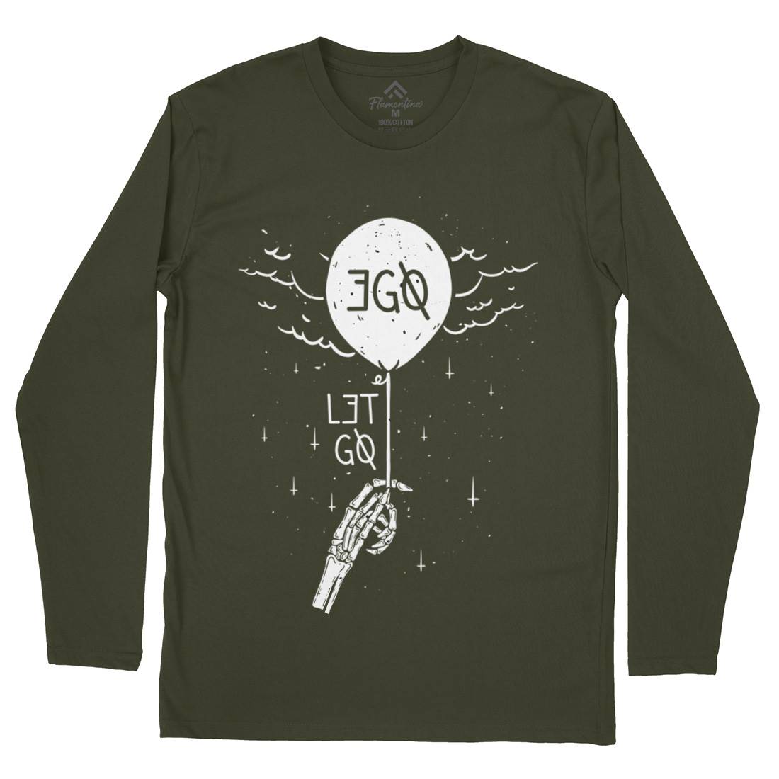 Ego Mens Long Sleeve T-Shirt Quotes D453