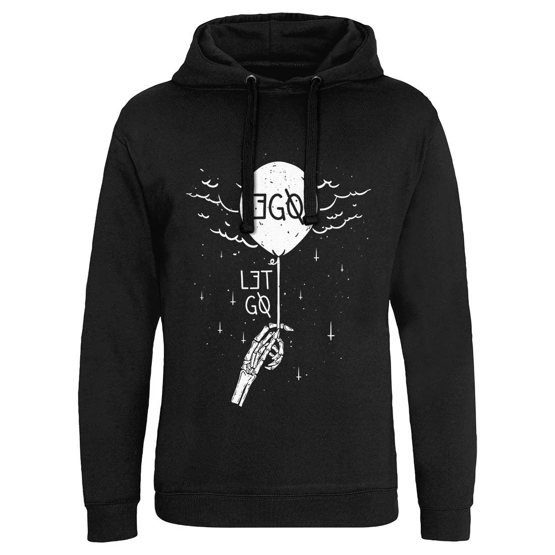 Ego Mens Hoodie Without Pocket Quotes D453