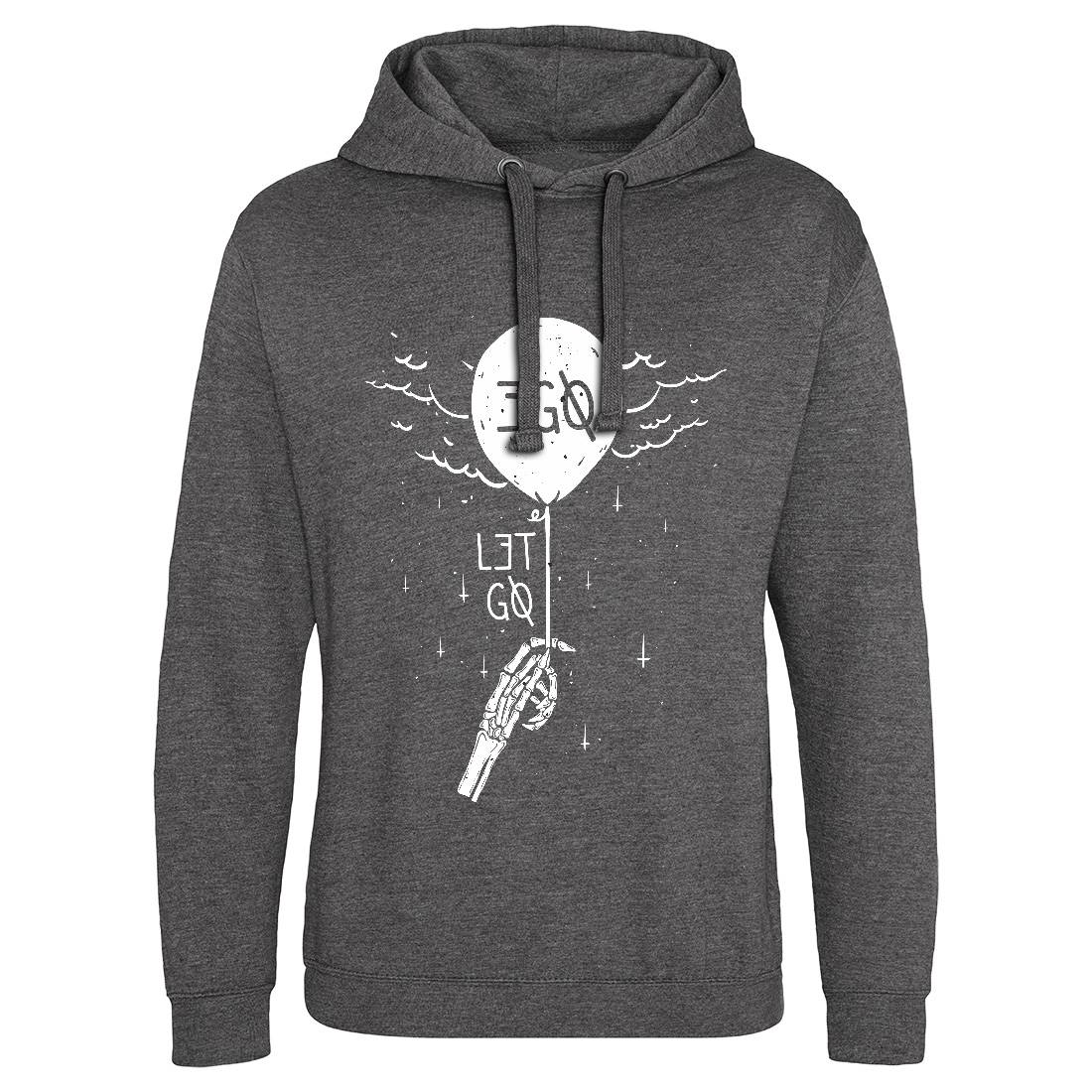 Ego Mens Hoodie Without Pocket Quotes D453