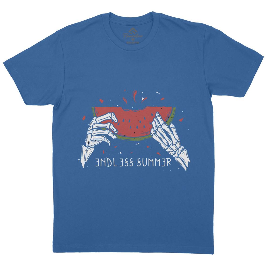 Endless Summer Mens Organic Crew Neck T-Shirt Holiday D454