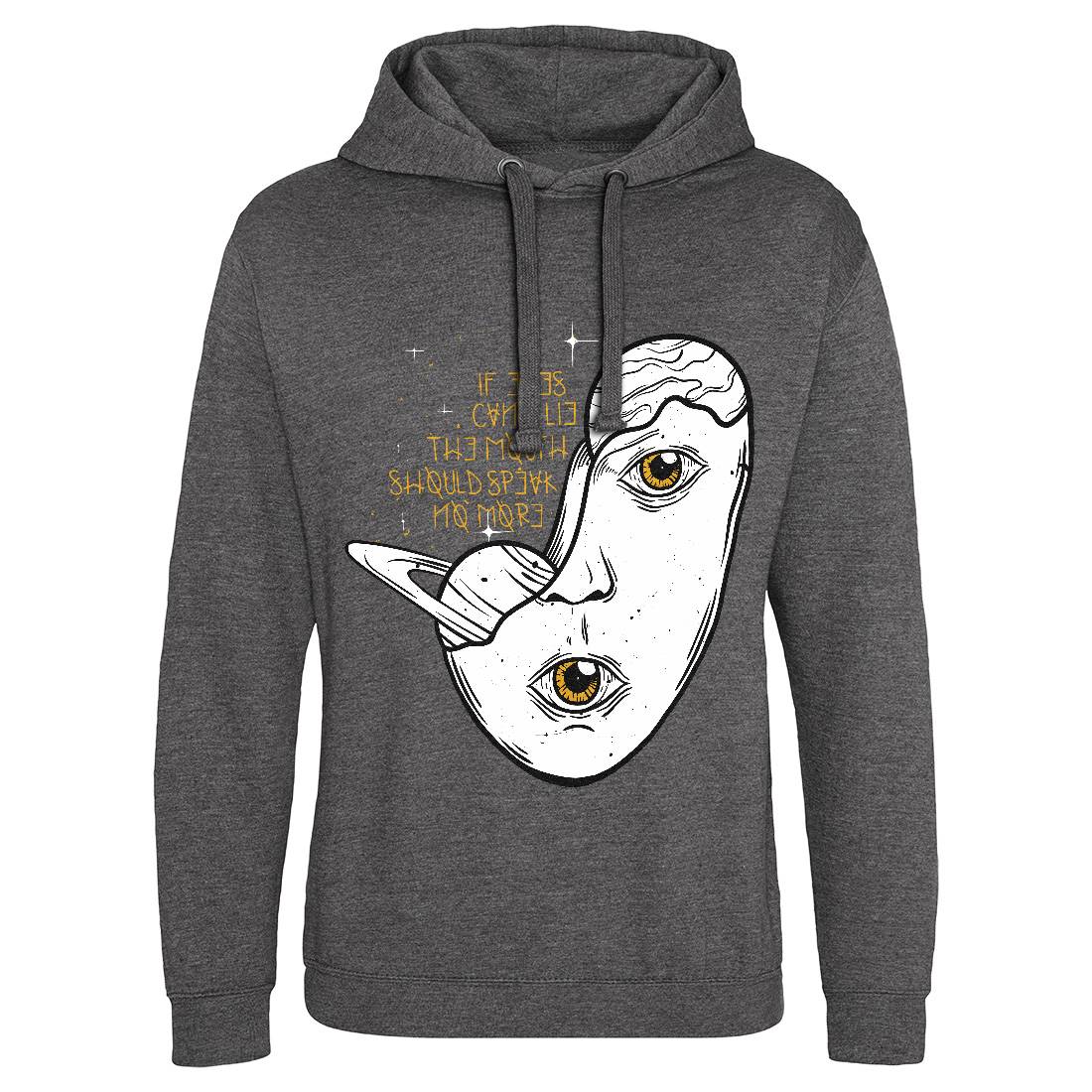 Eyes Can&#39;t Lie Mens Hoodie Without Pocket Quotes D455