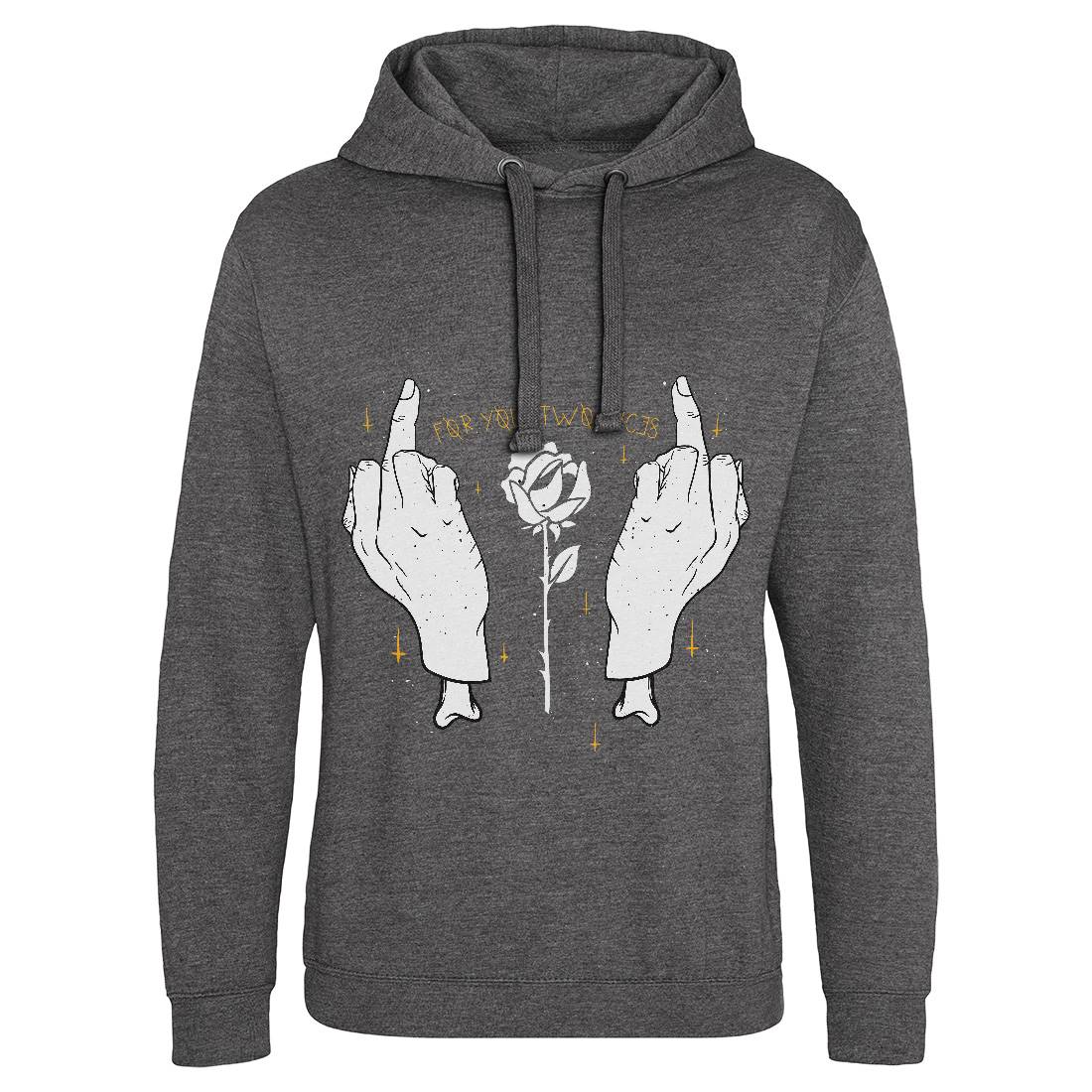 For Your Two Faces Mens Hoodie Without Pocket Quotes D456