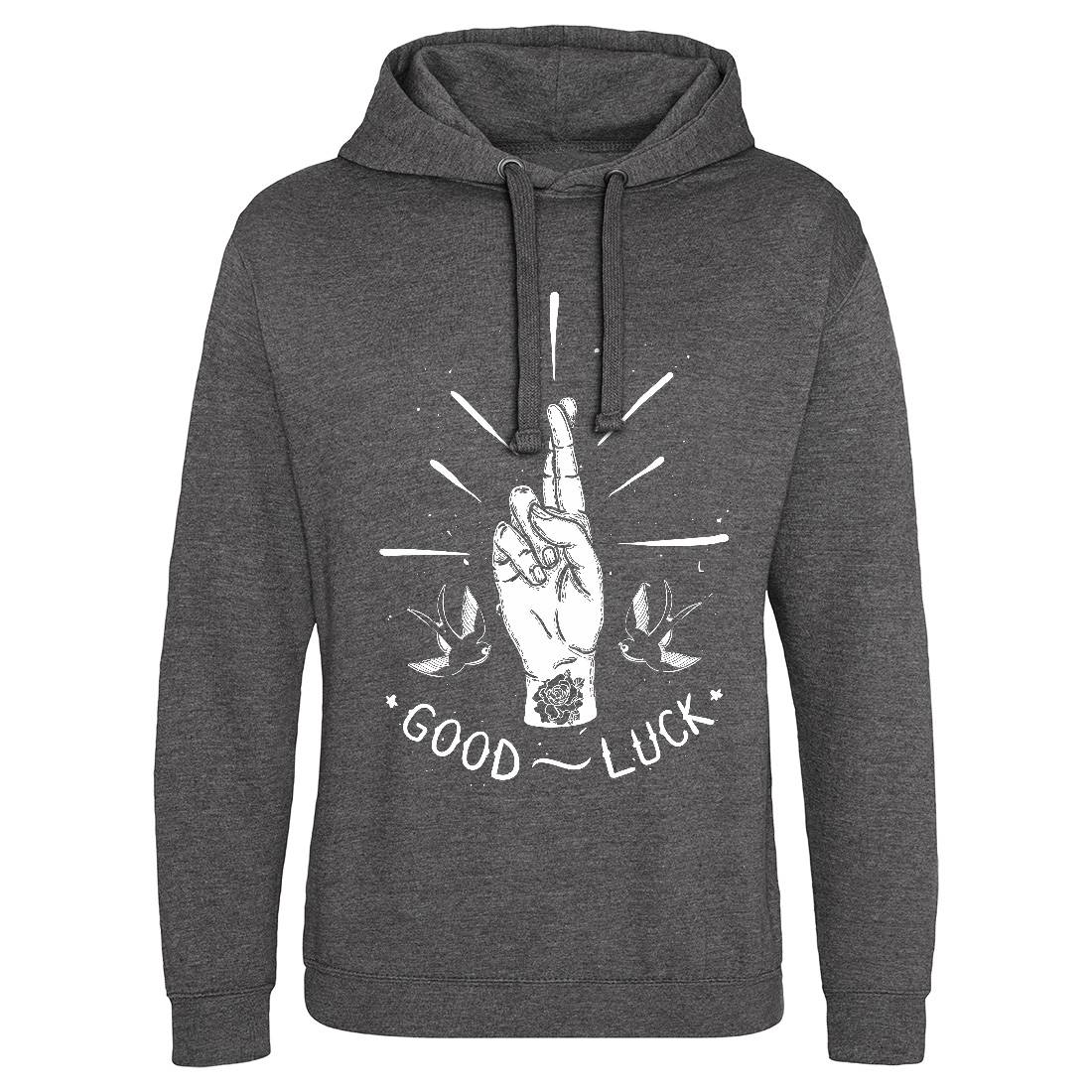 Good Luck Mens Hoodie Without Pocket Tattoo D461