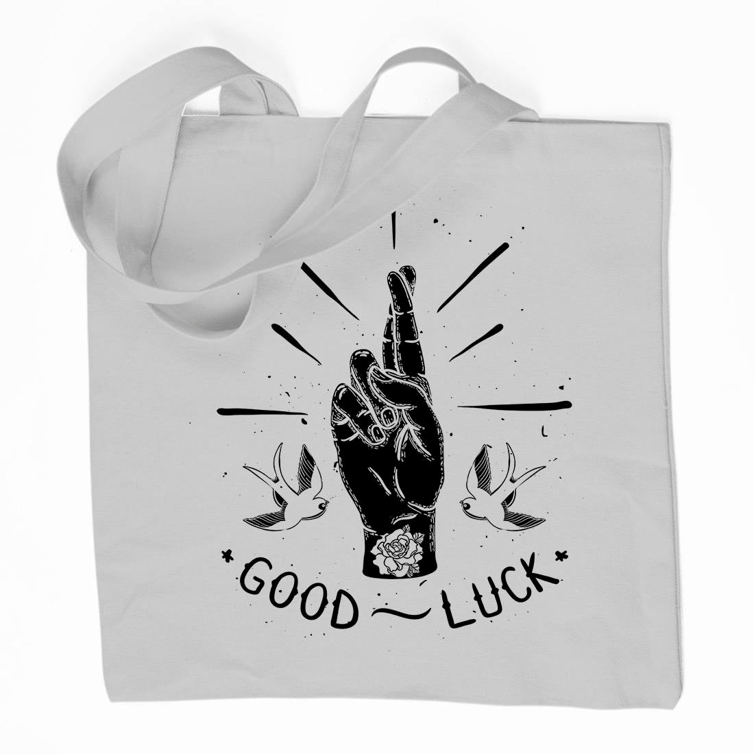 Good Luck Organic Premium Cotton Tote Bag Tattoo D461