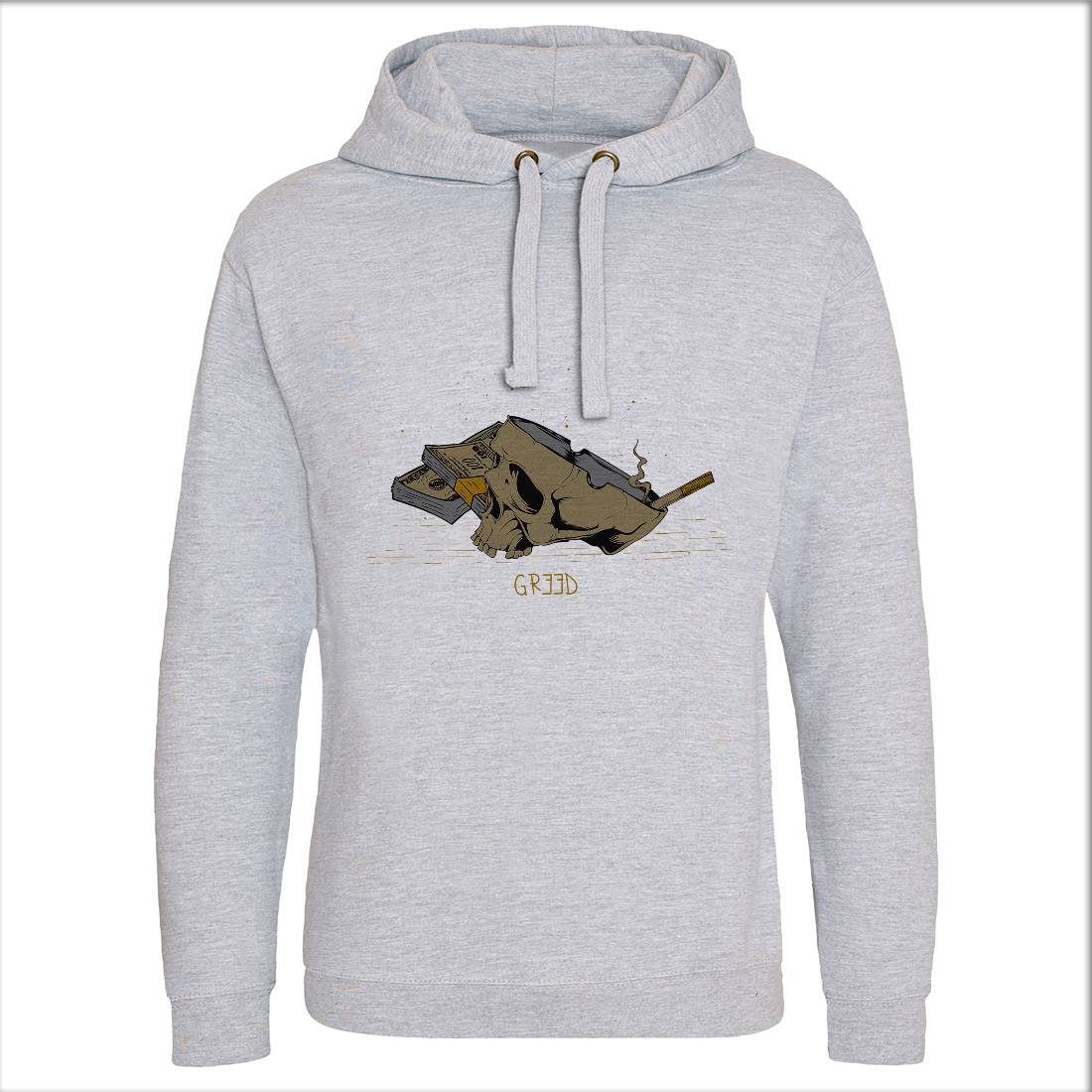 Greed Mens Hoodie Without Pocket Quotes D462