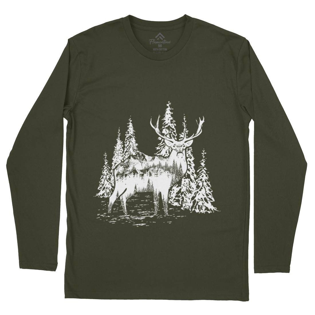 Inside Nature Mens Long Sleeve T-Shirt Animals D466