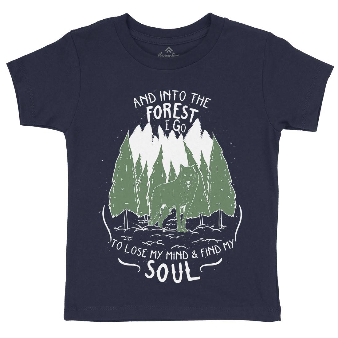 Into The Forest Kids Crew Neck T-Shirt Quotes D467