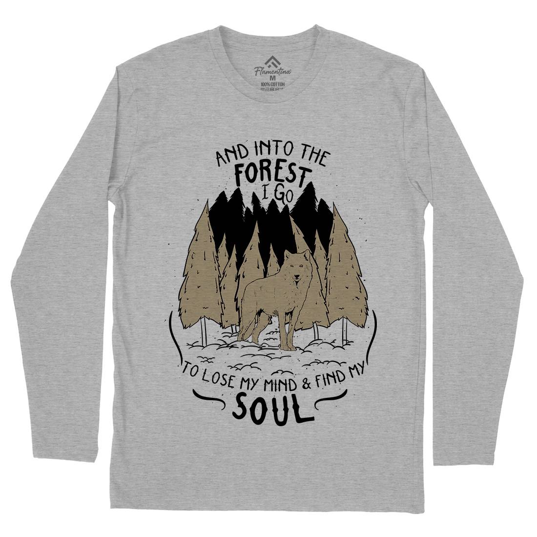 Into The Forest Mens Long Sleeve T-Shirt Quotes D467