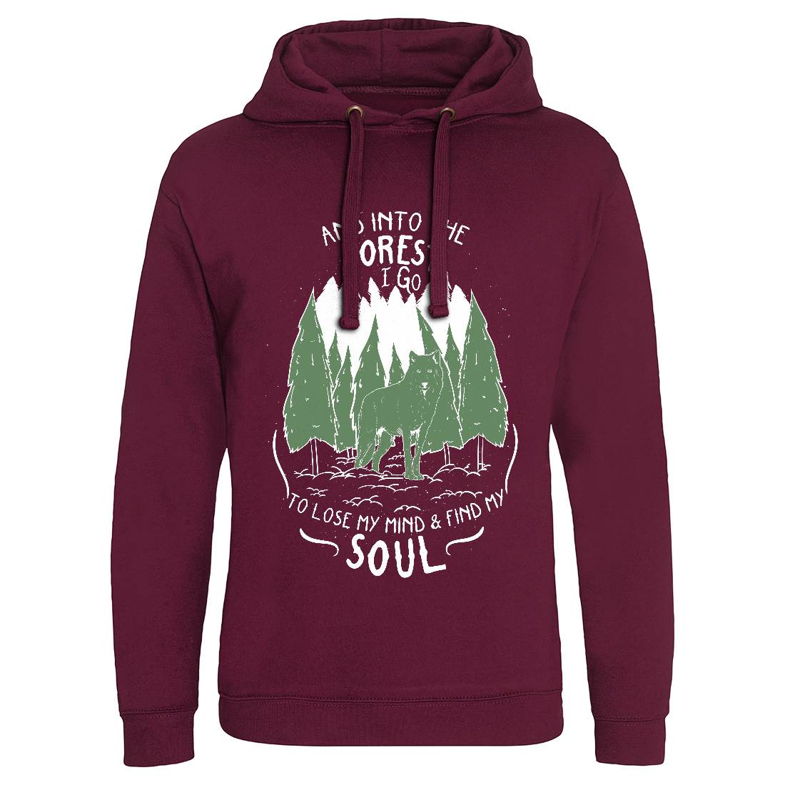 Into The Forest Mens Hoodie Without Pocket Quotes D467