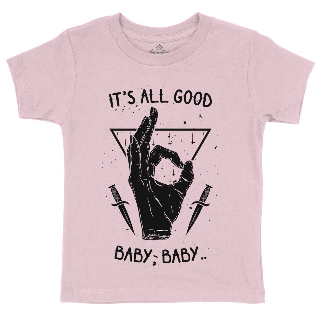 It&#39;s All Good Kids Crew Neck T-Shirt Quotes D468