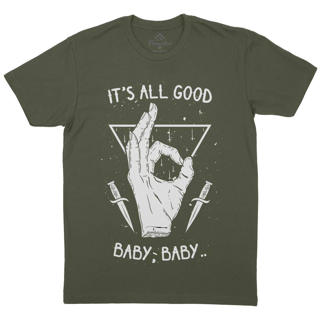 It&#39;s All Good Mens Crew Neck T-Shirt Quotes D468