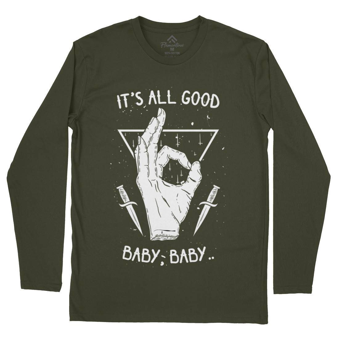 It&#39;s All Good Mens Long Sleeve T-Shirt Quotes D468