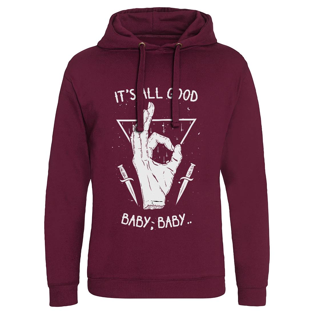 It&#39;s All Good Mens Hoodie Without Pocket Quotes D468