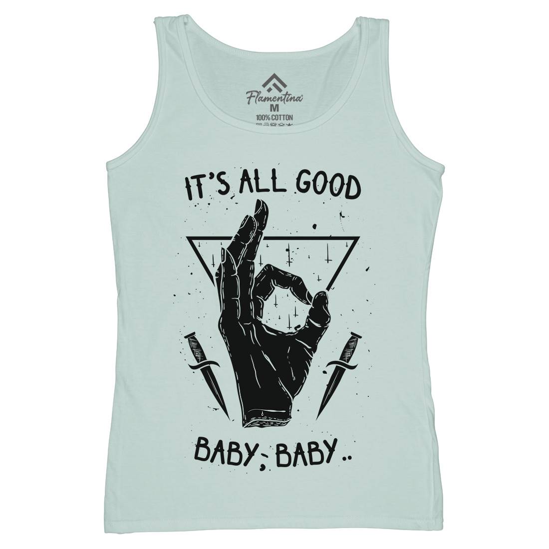 It&#39;s All Good Womens Organic Tank Top Vest Quotes D468